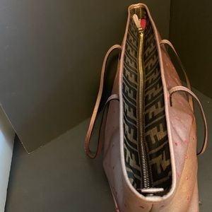 Fendi Porch punching tote plus pouch